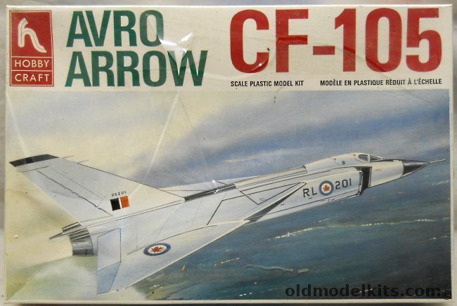 Hobby Craft 1/72 Avro CF-105 Arrow, HC1392 plastic model kit